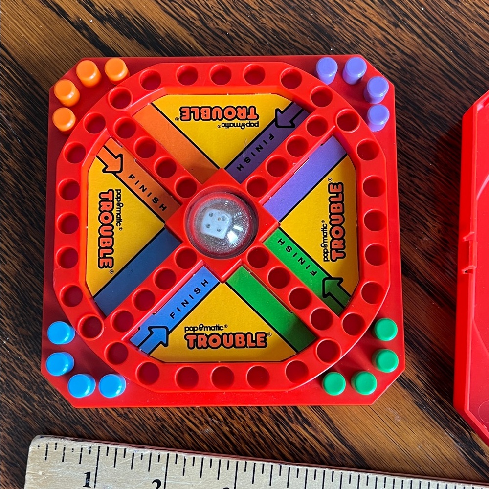 Hasbro Travel Size Trouble Pop-O-Matic Game - Picture 3 of 3